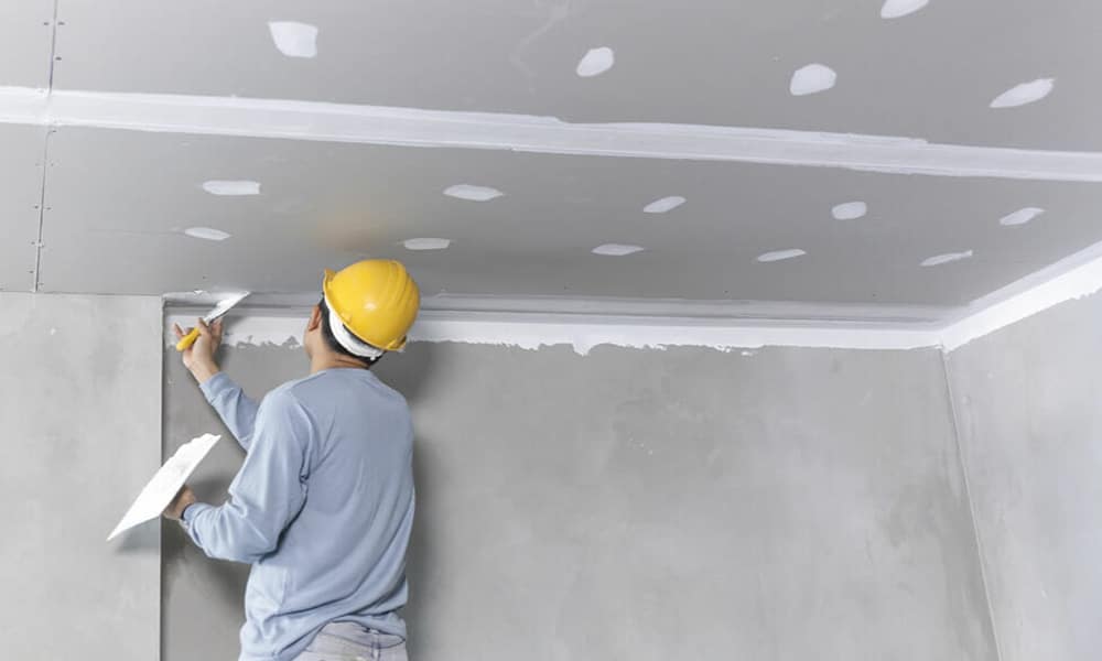 Sahilevleri alçı sıva uygulaması